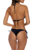 New style hollow sexy swimsuit tube top and backless split bikini