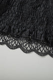 Black Lace Bralette Crop Top