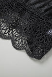 Black Lace Bralette Crop Top