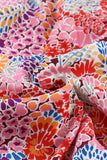 Multicolor Spaghetti Straps Floral Print Sleeveless Top