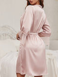 Women's Belted Robe Bathrobe Loungewear