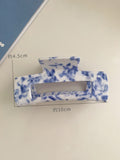 Vintage Porcelain Pattern Hair Clips