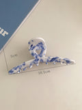 Vintage Porcelain Pattern Hair Clips
