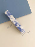Vintage Porcelain Print Hair Clip Set