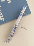 Vintage Porcelain Print Hair Clip Set