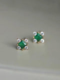 New small retro exquisite niche mini earrings