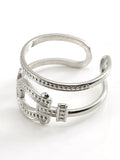 Fashionable and personalized retro style ring silver living ring