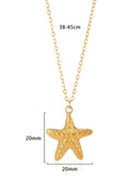 New all-match holiday ocean element pendant necklace