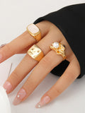 Environmentally friendly geometric ring set