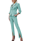 Women's fashionable temperament lapel suit