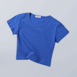 Women's Crew Neck Short Sleeves Tops