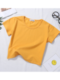 Women's Crew Neck Short Sleeves Tops