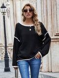 New sweater round neck sweater loose large size fashion women's sweater women