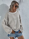 New sweater round neck sweater loose large size fashion women's sweater women