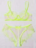 New style sexy lingerie new hollow love three-point sexy suit