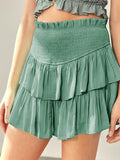 Women's Casual Fashion All-Match Cake Short Skirt