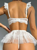 Adult erotic hollow backless suit Lingerie Sets