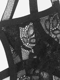 New sexy low-waist lace women's underwear, breathable mesh, hollow straps, seamless thong