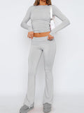 Women's Casual Solid Color Fashion Slim Long Sleeve Suit
