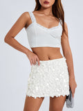 New arrival irregular size sequined fashionable skirt