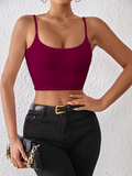 Spring and summer sexy midriff-baring camisole