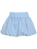 Ladies new style solid color versatile bubble skirt high waist ultra short skirt