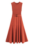 Women's belted dress