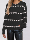 Valentine's Day Love Loose Sweater Cardigan