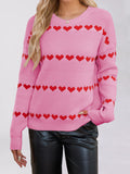 Valentine's Day Love Loose Sweater Cardigan