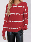 Valentine's Day Love Loose Sweater Cardigan