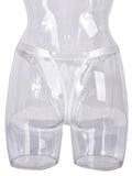 Fishnet Low Waist Adjustable Belt Comfortable See-Through Women's Sexy Panties
