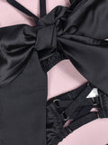 Sexy lingerie sexy temptation garter hollow gather four-piece set