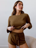 Women's Long Sleeve Tie Dye Soft Lounge Clothes Set